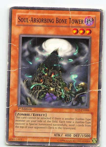 Soul-Absorbing Bone Tower - Structure Deck: Zombie Madness #SD2-EN009