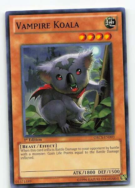 Vampire Koala - Order of Chaos #ORCS-EN093