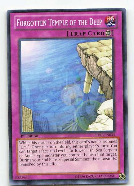 Forgotten Temple of the Deep - Structure Deck: Realm of the Sea Emperor #SDRE-EN034