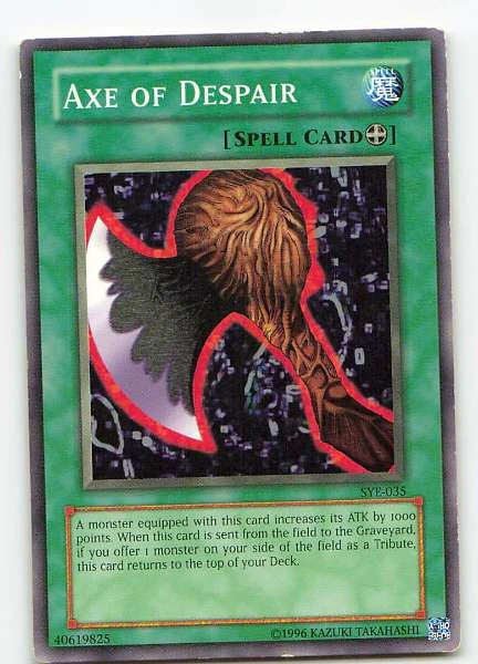Axe of Despair - Starter Deck: Yugi Evolution #SYE-035