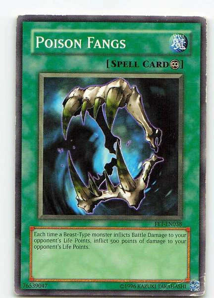 Poison Fangs - Flaming Eternity #FE1-EN038