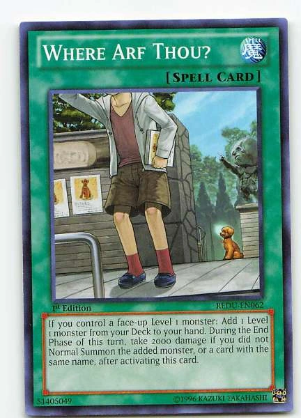 Where Arf Thou? - Return of the Duelist #REDU-EN062