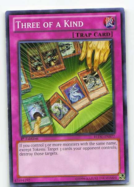 Three of a Kind - Return of the Duelist #REDU-EN077