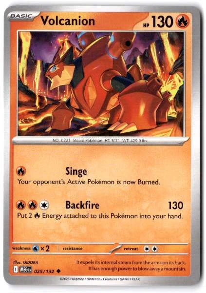 Volcanion - Crimson Invasion #025/132