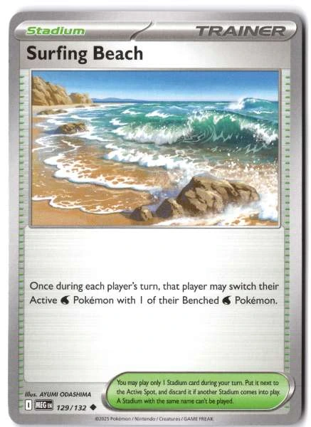 Surfing Beach - XY Evolutions #129/132