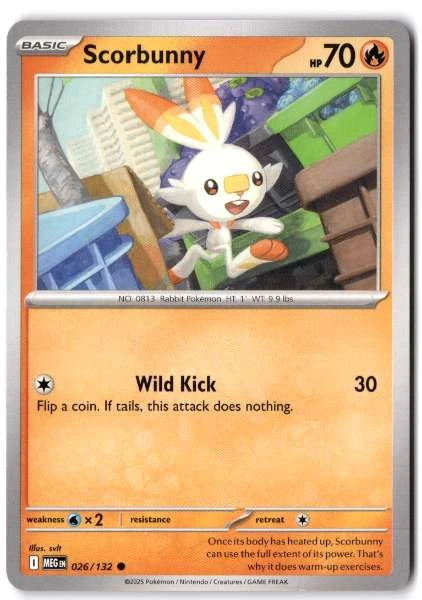 Scorbunny - Mega Evolution #026/132