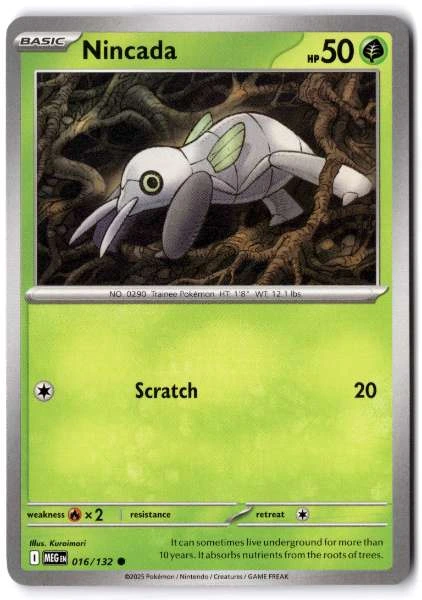 Nincada - Mega Evolution #016/132