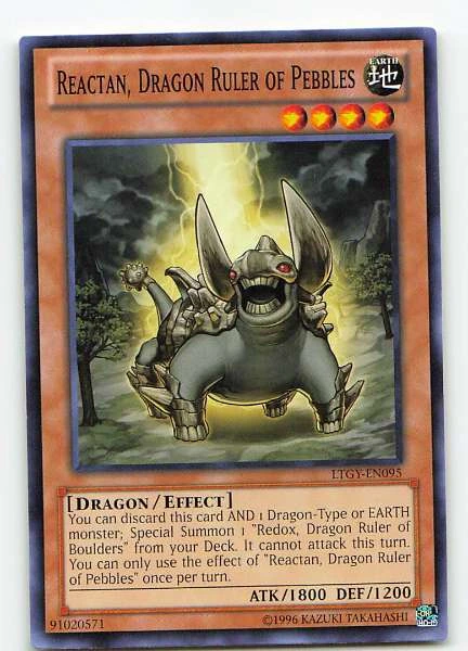 Reactan, Dragon Ruler of Pebbles - Lord of the Tachyon Galaxy #LTGY-EN095