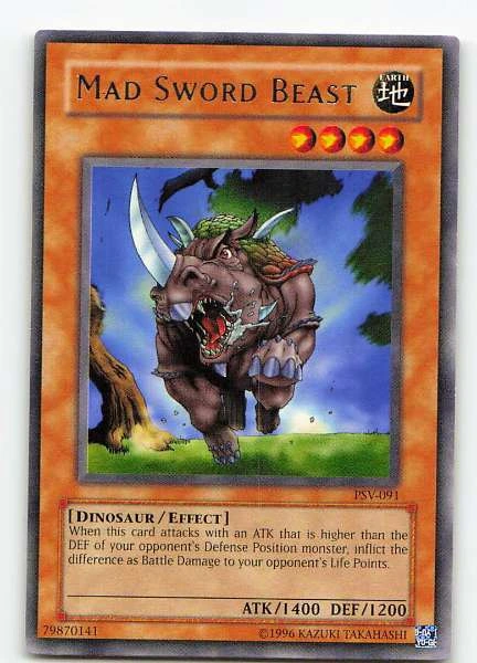 Mad Sword Beast - Pharaoh's Servant #PSV-091