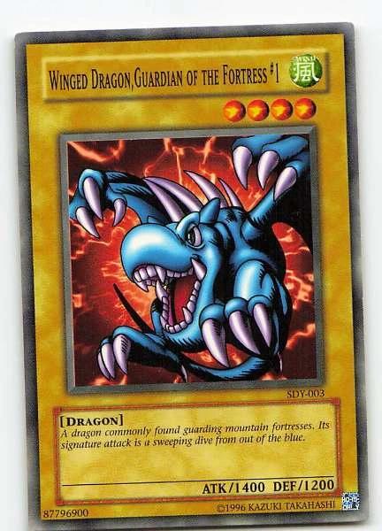 Winged Dragon, Guardian of the Fortress #1 - Starter Deck: Yugi #SDY-003