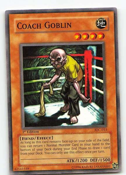 Coach Goblin - Invasion of Chaos #IOC-015