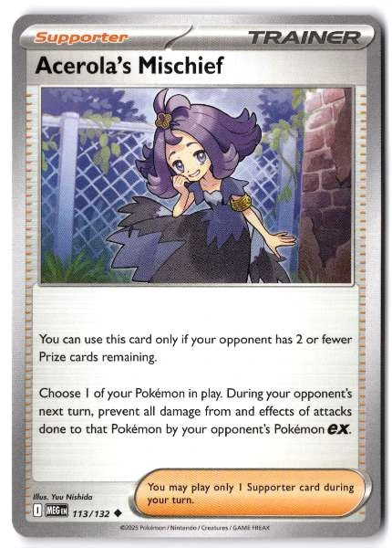 Acerola's Mischief - Mega Evolution #113/132