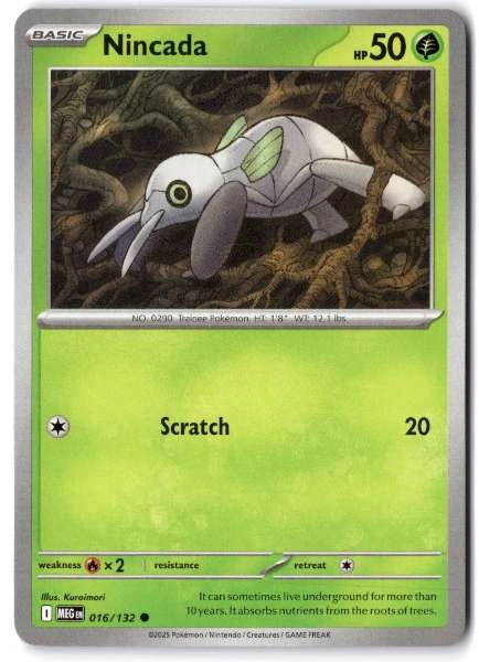 Nincada - Mega Evolution #016/132
