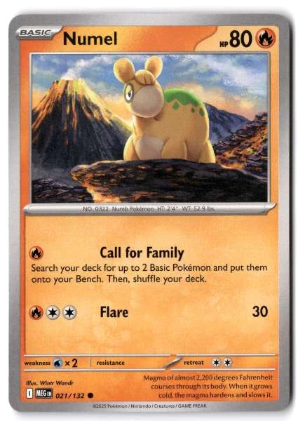 Numel - Mega Evolution #021/132