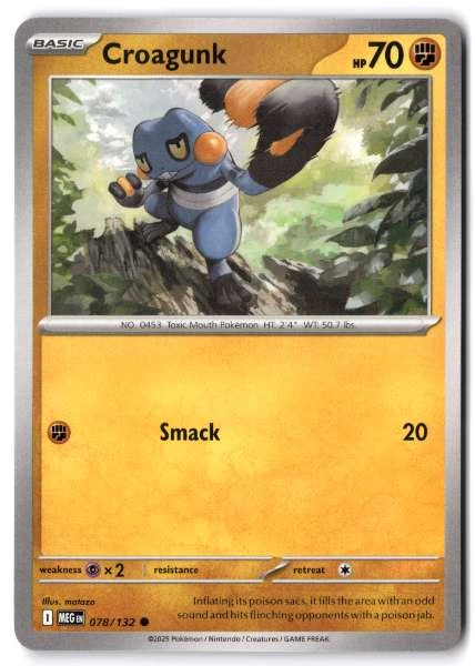Croagunk - Mega Evolution #078/132