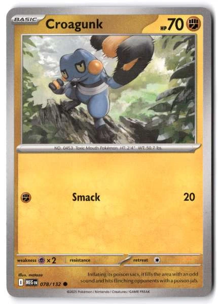 Croagunk - Diamond & Pearl #078/132