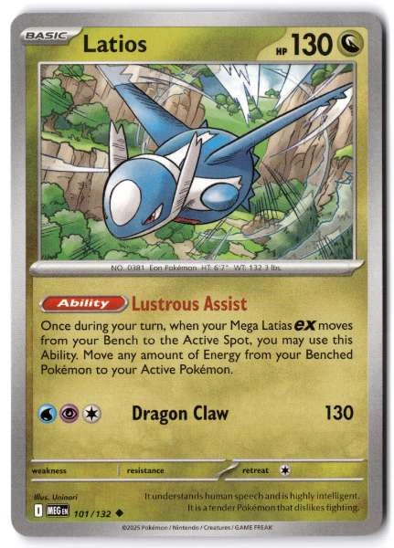 Latios - Play! Pokémon Prize Pack Series 8 #101/132