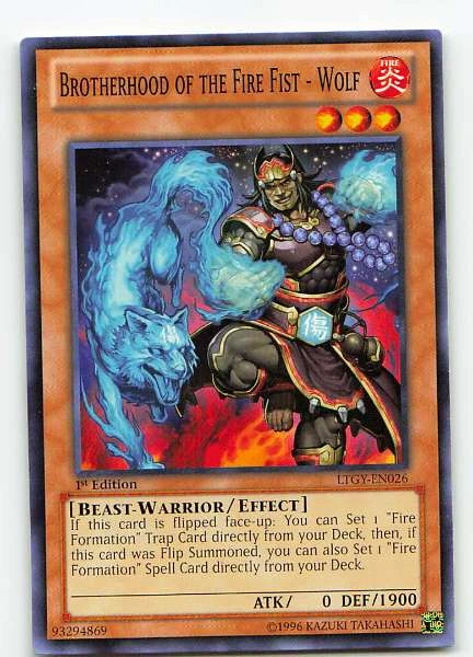 Brotherhood of the Fire Fist - Wolf #LTGY-EN026