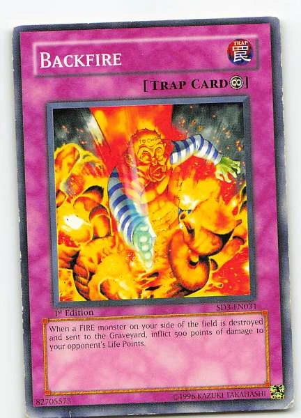 Backfire - Structure Deck: Blaze of Destruction #SD3-EN031