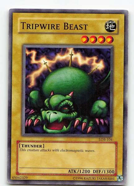 Tripwire Beast - Legend of Blue Eyes White Dragon #104