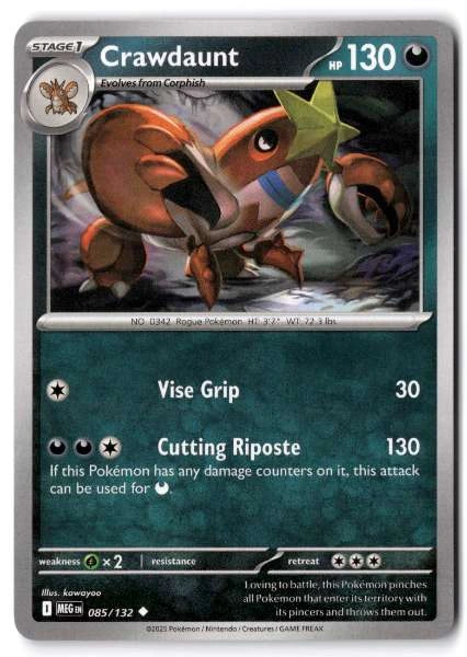 Crawdaunt - Diamond & Pearl #085/132