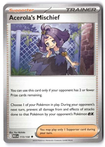Acerola's Mischief - Mega Evolution #113/132