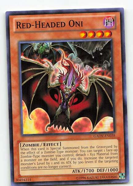 Red-Headed Oni - Galactic Overlord #GAOV-EN038