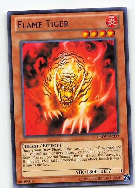 Flame Tiger - Galactic Overlord #GAOV-EN039