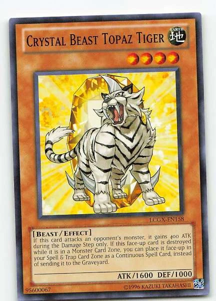 Crystal Beast Topaz Tiger - Legendary Collection 2: The Duel Academy Years #LCGX-EN158