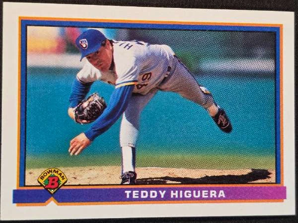 Teddy Higuera - 1985 Fleer Update / 1991 Bowman #54