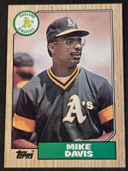 Mike Davis - 1987 Topps Baseball #83