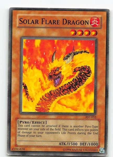 Solar Flare Dragon - Ancient Sanctuary #AST-032