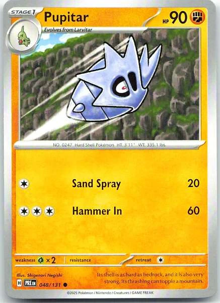 Pupitar - Prismatic Evolutions #048/131