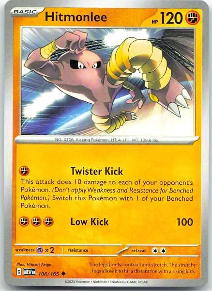Hitmonlee - 151 #106/165