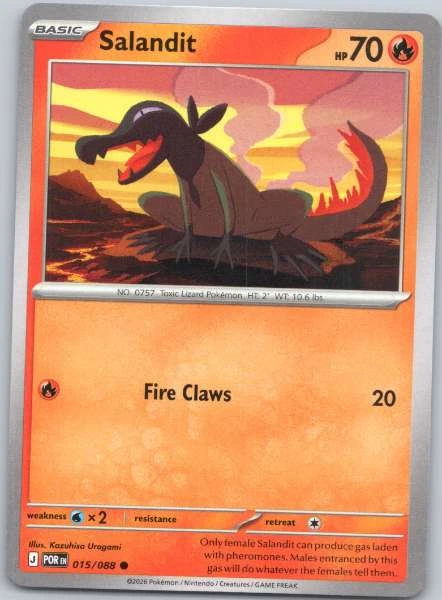 Salandit - Pokemon GO #015/088