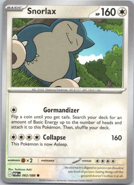 Snorlax - ME03: Perfect Order #063/088