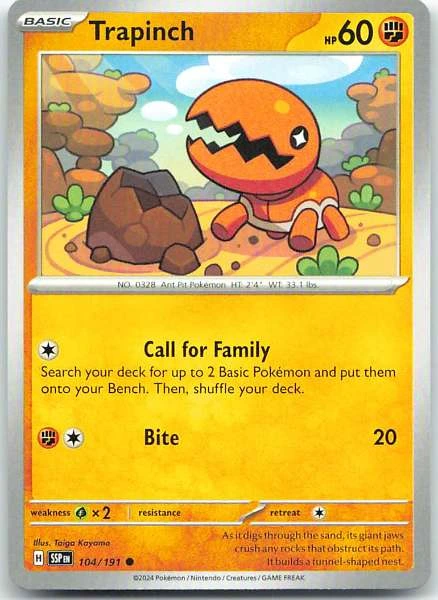 Trapinch - Surging Sparks #104/191