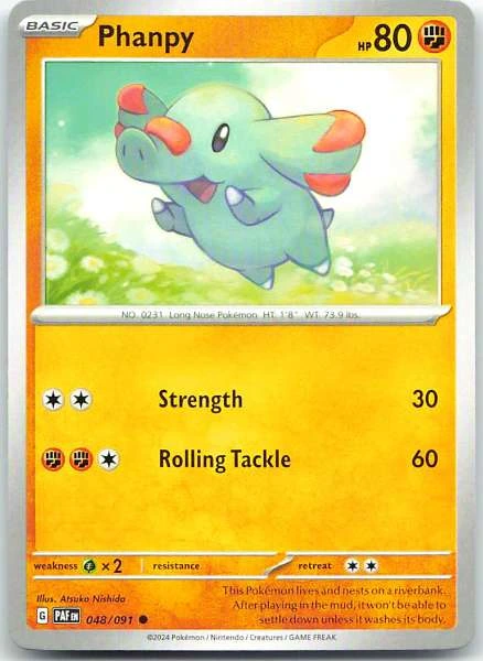 Phanpy - Paldean Fates #048/091