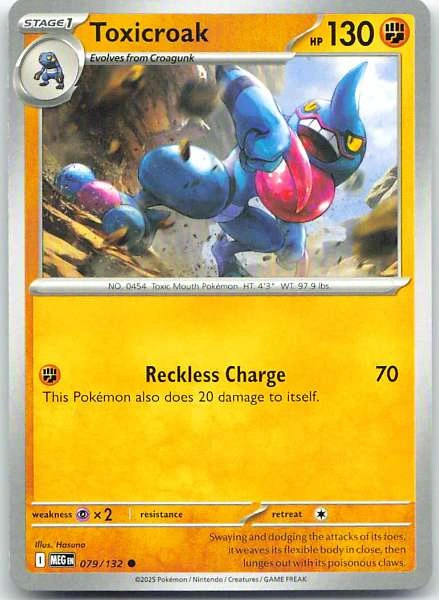Toxicroak - Mega Evolution #079/132