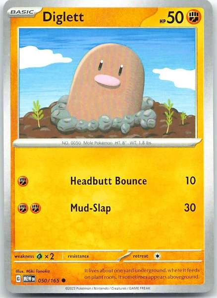 Diglett - 151 #050/165