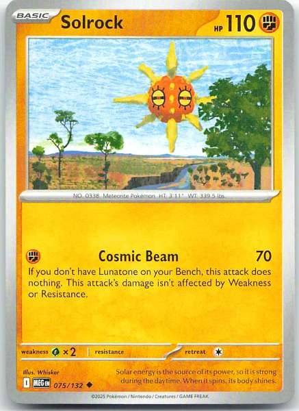 Solrock - Mega Evolution #075/132