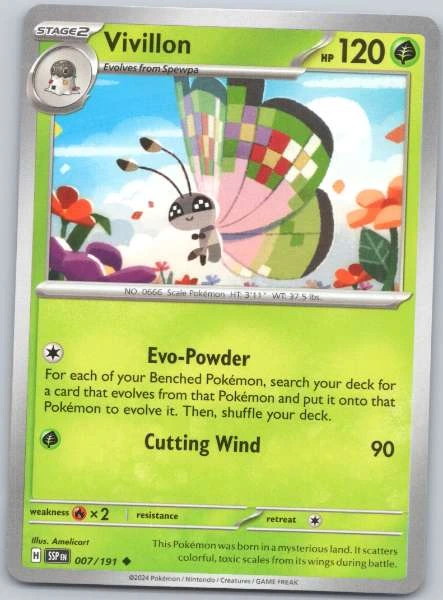 Vivillon - Surging Sparks #007/191