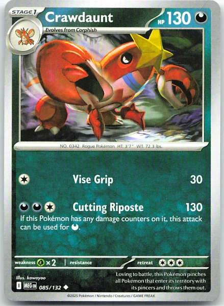Crawdaunt - EX Dragon Frontiers #085/132
