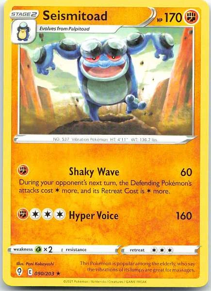 Seismitoad - Evolving Skies #090/203