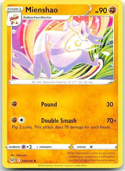 Mienshao - Lost Origin #104/196