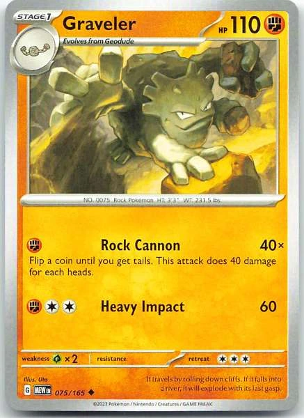 Graveler - 151 #075/165