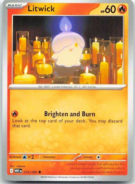Litwick - White Flare #016/086