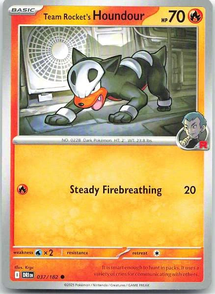 Team Rocket's Houndour - Destined Rivals #037/182
