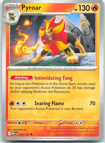 Pyroar - XY Evolutions #024/132