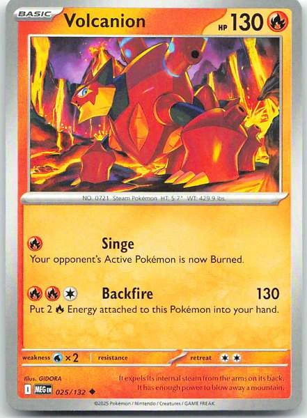 Volcanion - Crimson Invasion #025/132